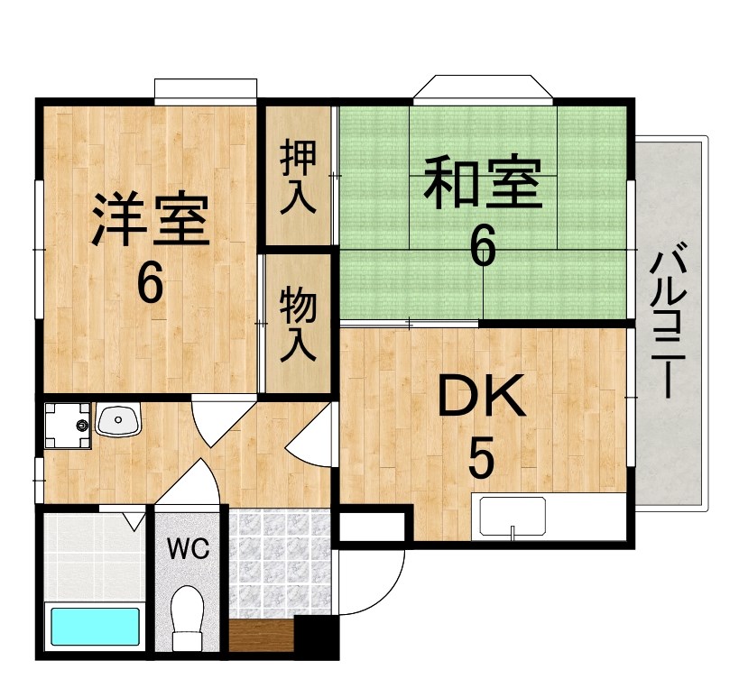 メゾンドールⅠ 間取り図