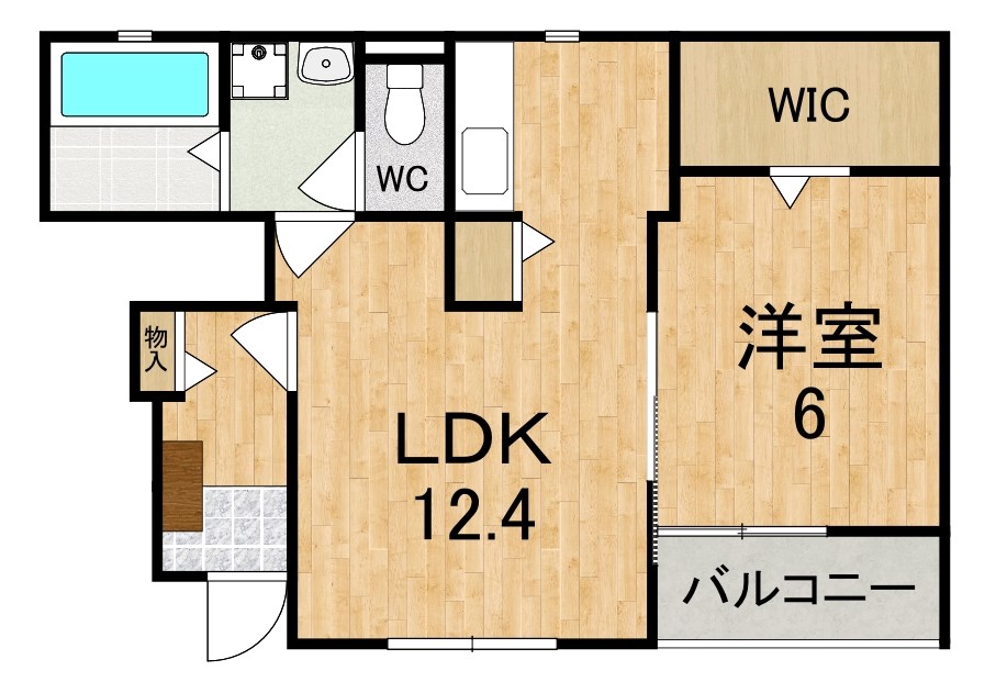 グランメゾン 103号室 間取り