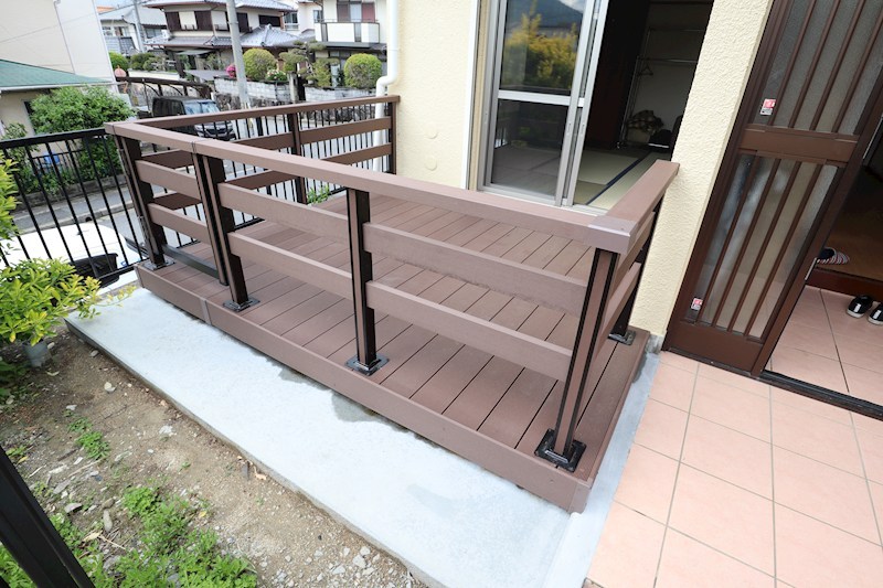 東生駒イトーピアテラスハウス ベランダ