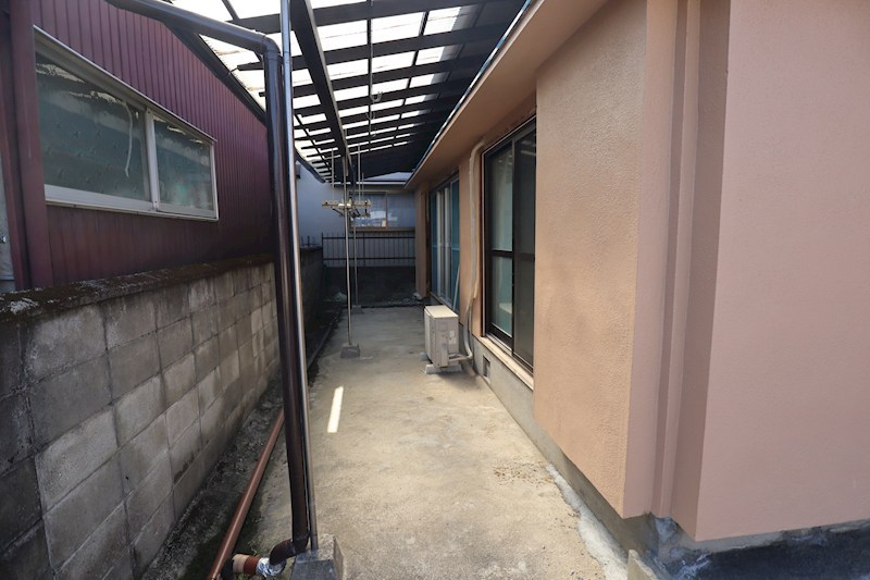 柳本町　貸家 ベランダ
