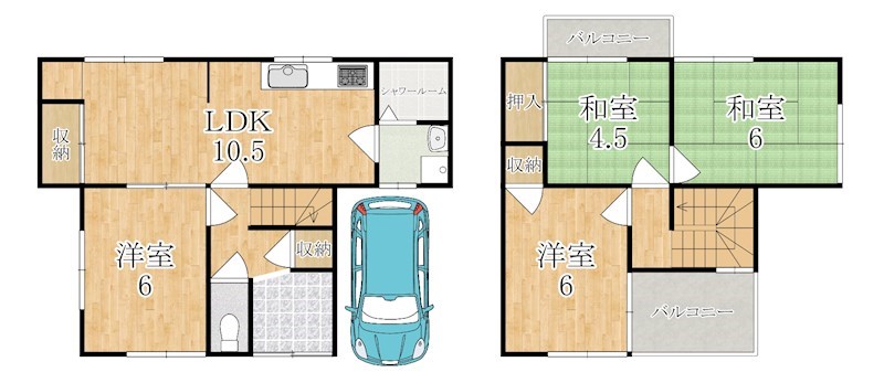 橿原市太田市町戸建 間取り