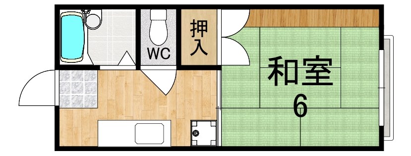 マウントハイツ 103号室 間取り