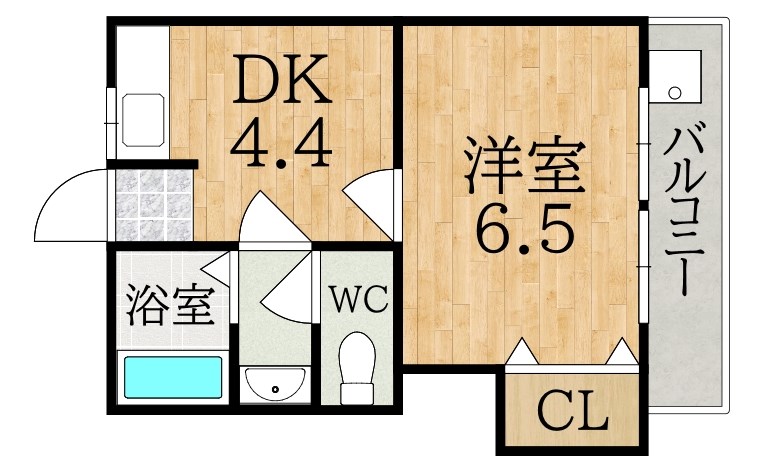 カタヤマハイツ 間取り