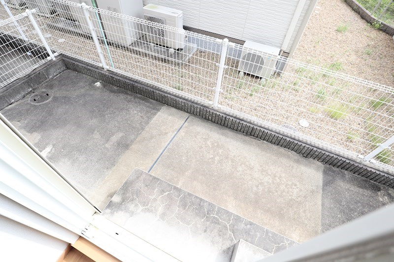プレッソ　あすか ベランダ