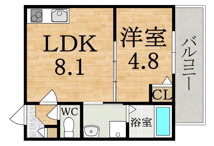 クレアール小泉東Ⅲ（3） 間取り