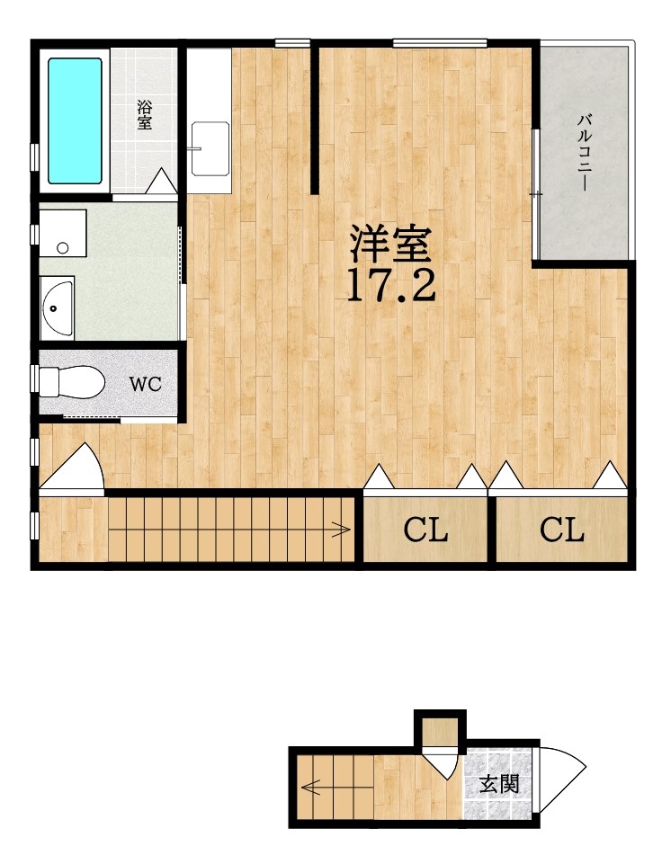 タウンハウスS 間取り