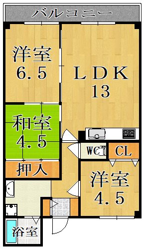 グランドパレス新大宮 205号室 間取り