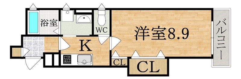 クレアール紺屋町（コンヤマチ） 間取り