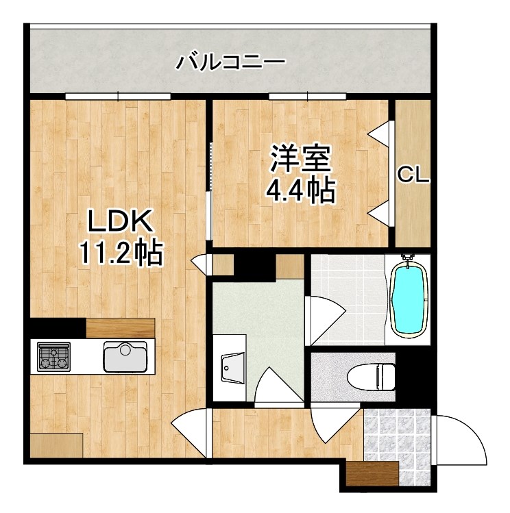 シャーメゾン　新大宮 203号室 間取り