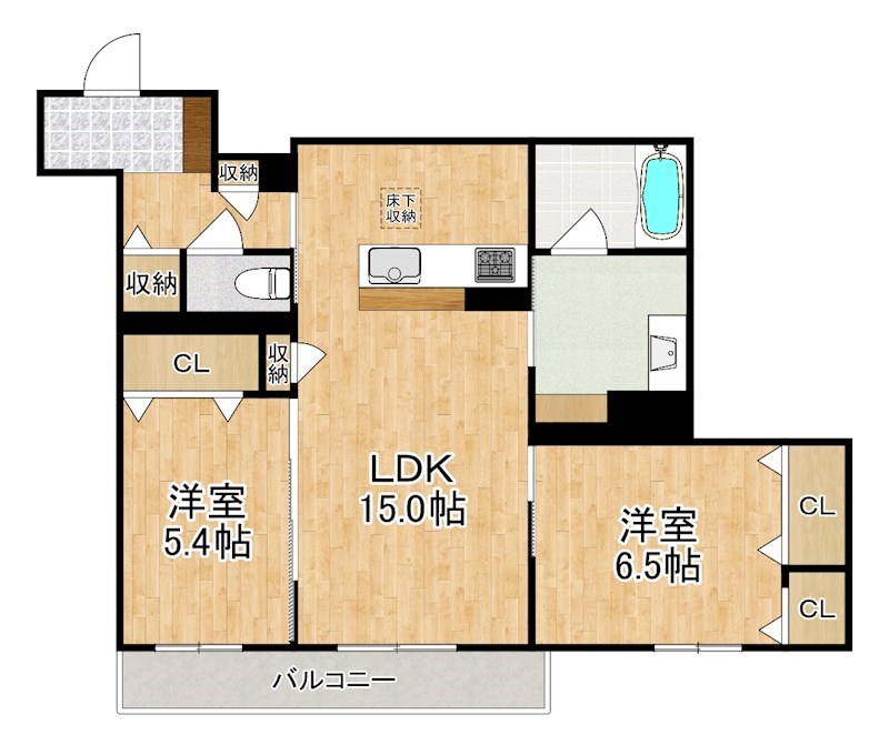 エクセレント　新大宮 間取り図