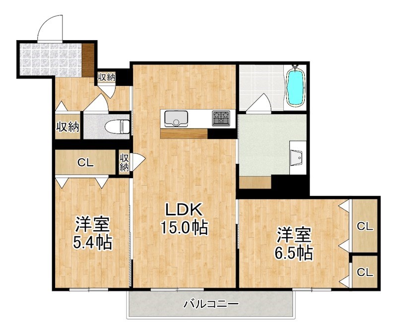 エクセレント　新大宮 207号室 間取り