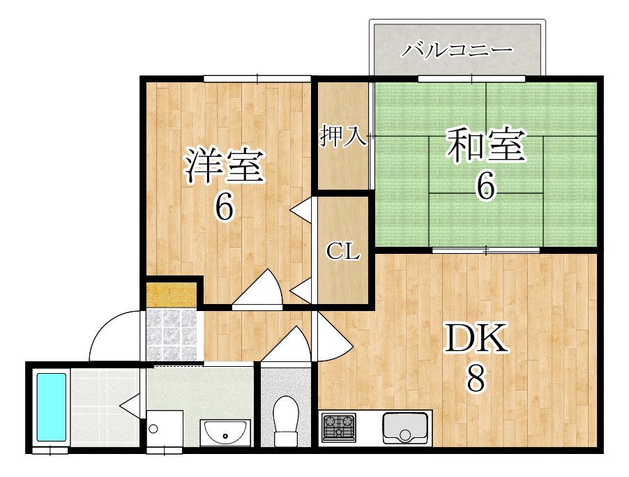 ルミエールSHIMAMURA 203号室 間取り