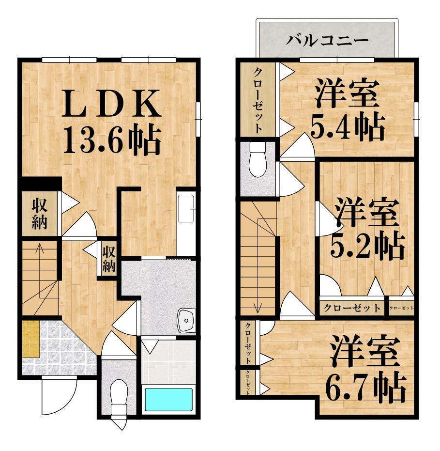 ローレルC 間取り図