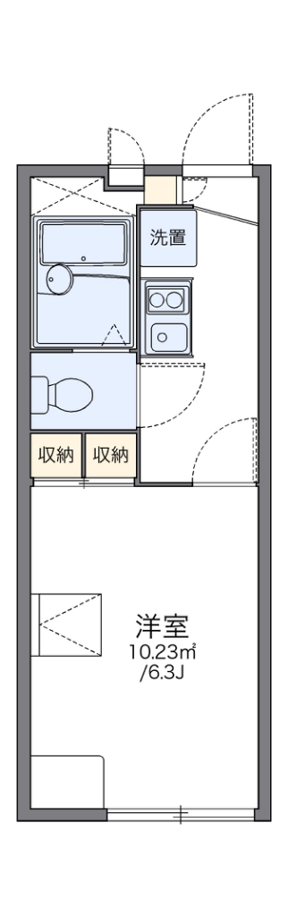 レオパレス大宮 205号室 間取り