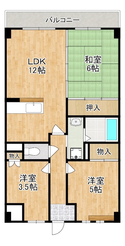 近鉄エルコート新大宮 317号室 間取り