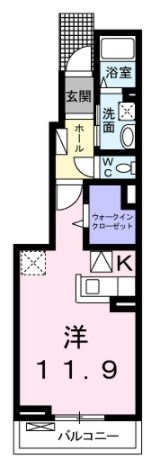メゾンド・ボヌール 102号室 間取り