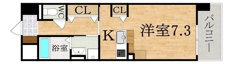 アルドール橿原 203号室 間取り