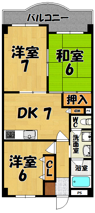 CENTURY ASUKA　Ⅵ（センチュリーアスカ6） 間取り