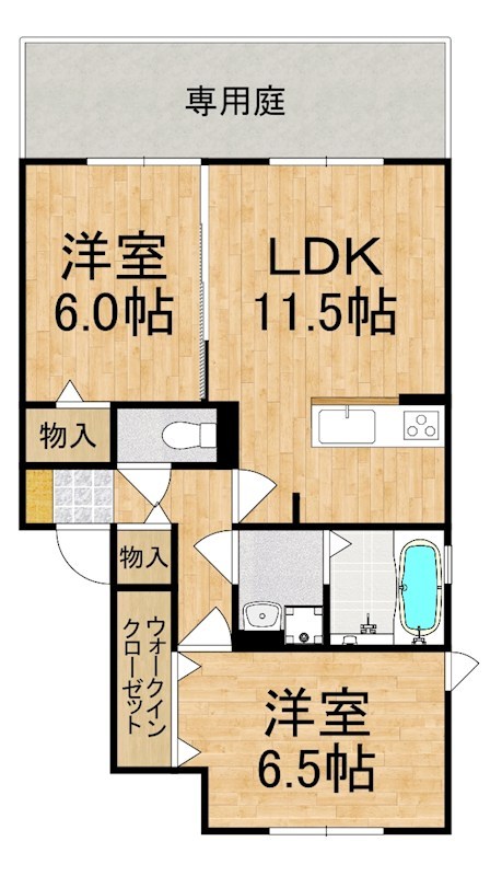 エスポワールＥ 間取り図