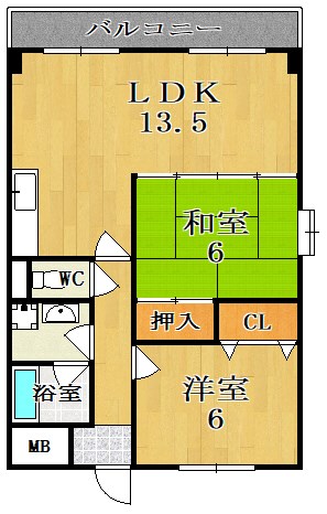 エクセレント２０ 301号室 間取り