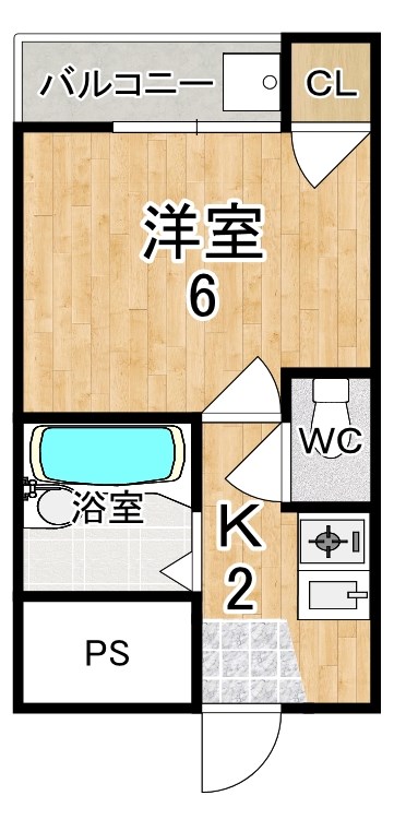 奈良パークヒルズ 305号室 間取り