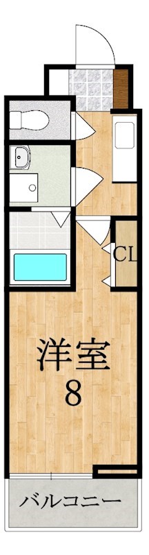 ヴェルテックス 307号室 間取り