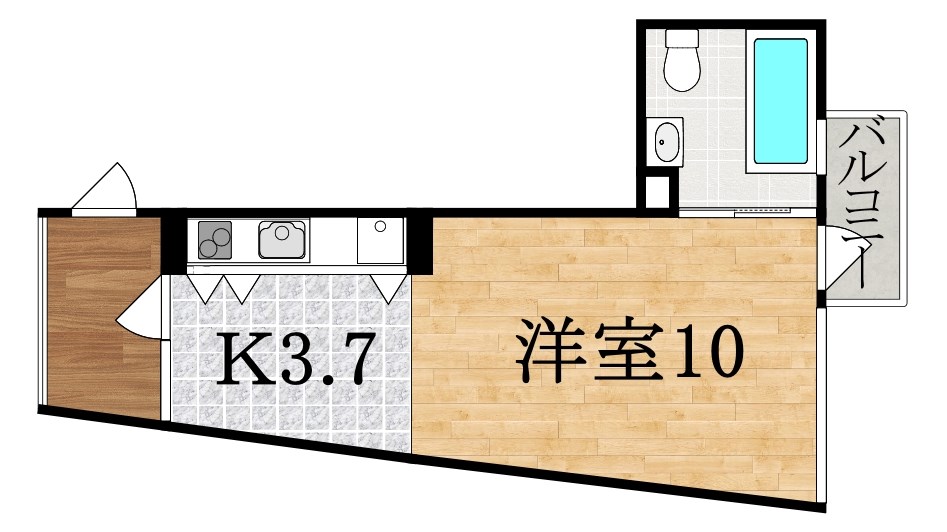 MdC 201号室 間取り