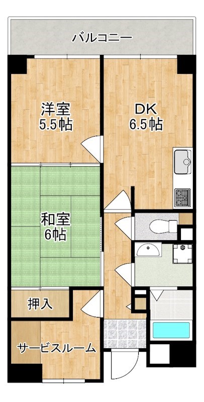 カサグランデ 209号室 間取り