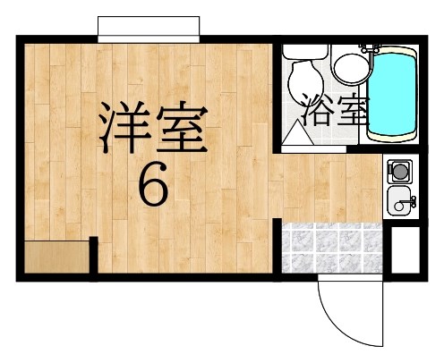 ヒューマンスペース学園前 302号室 間取り