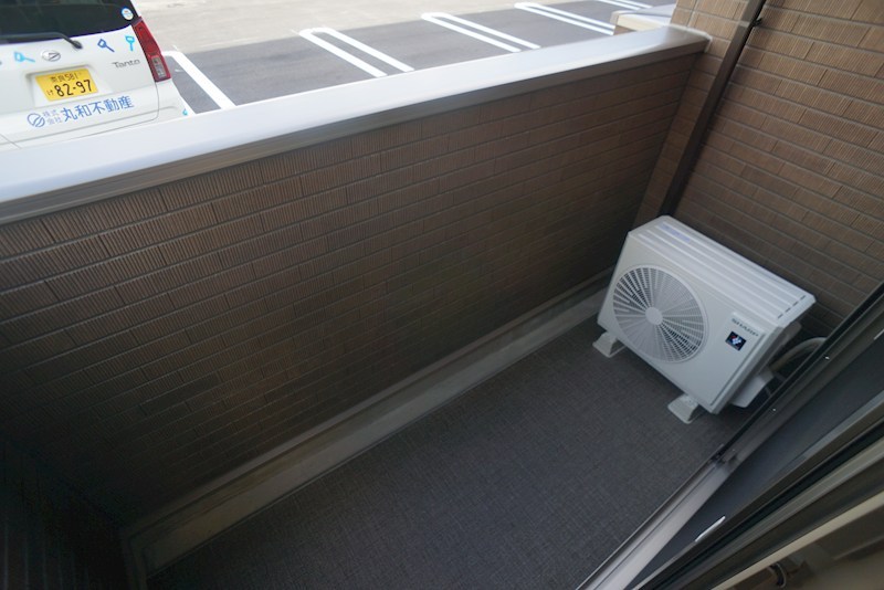 レジデンスサツキⅡ ベランダ