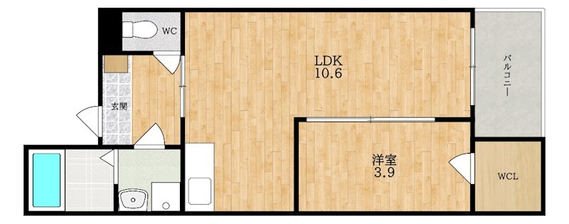 (仮称)ジーメゾン郡山リアン 103号室 間取り
