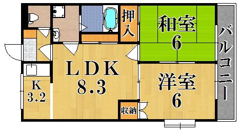 ファミーユ２１ 201号室 間取り
