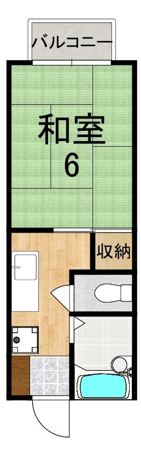 サザンヒル三郷 108号室 間取り