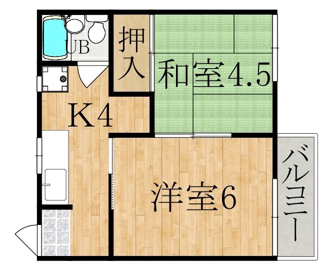栄宏マンション 203号室 間取り