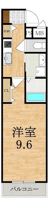 アルバーダ 203号室 間取り