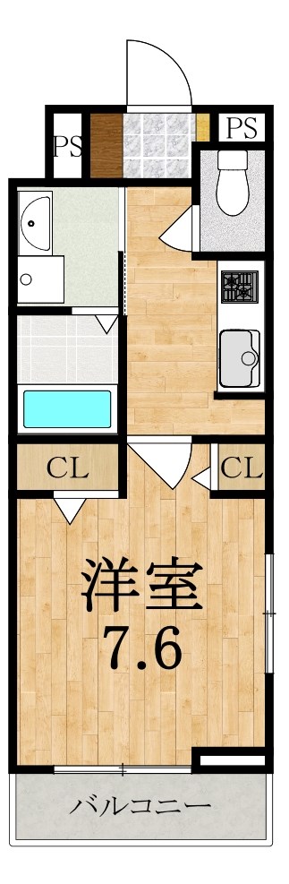 アルバーダ 101号室 間取り