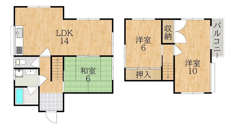 学園前さえずりハウス 間取り