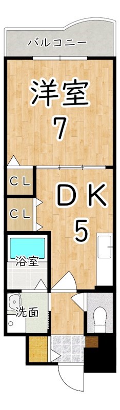 アリスト大和高田 405号室 間取り