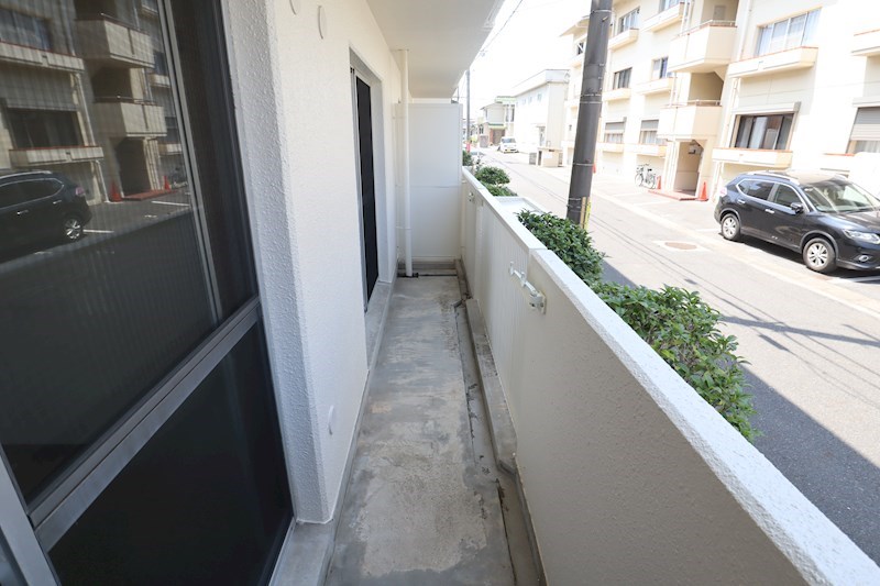 新賀暁マンション ベランダ