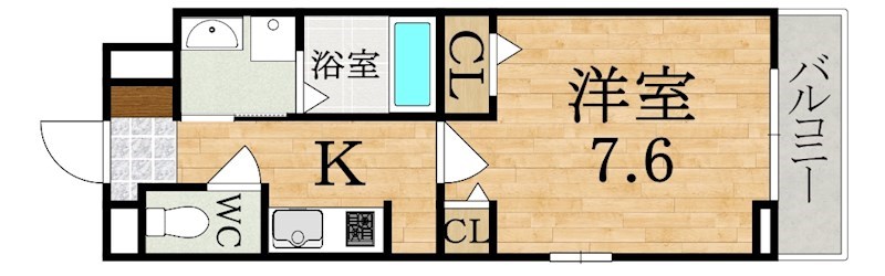 なでしこ 305号室 間取り