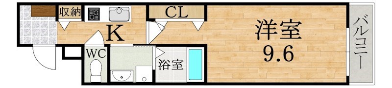 なでしこ 301号室 間取り