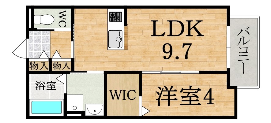 est東岡町Ⅰ 間取り