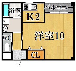 パイン　ヒル 102号室 間取り