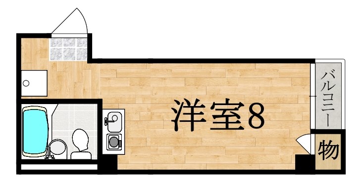 PALハウス大深 403号室 間取り