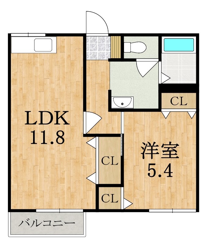 ガーデンハイツ 201号室 間取り