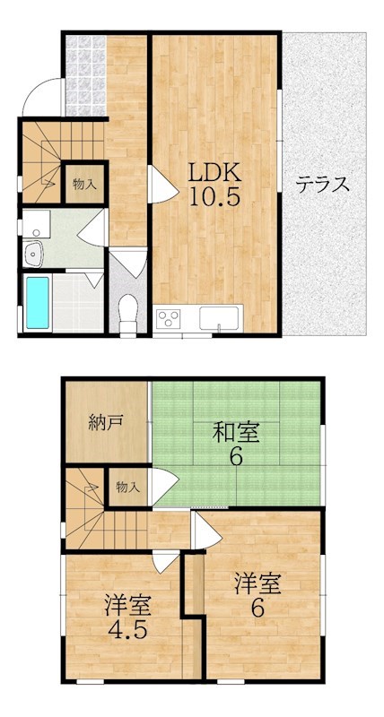 エモンド高の原  142号室 間取り