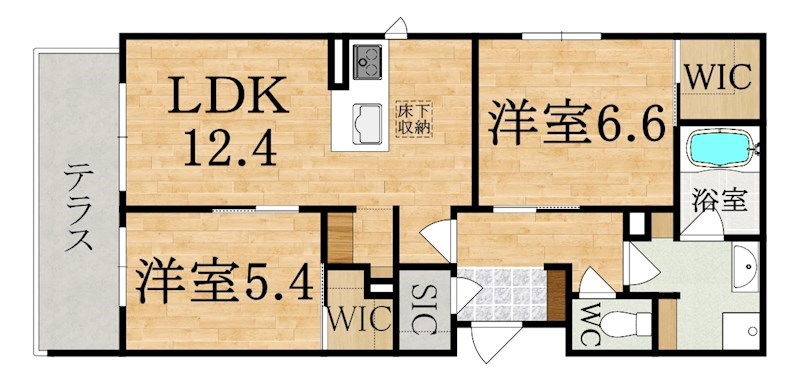 ShaMaison　Grande　北郡山（シャーメゾン　グランデ）　 間取り