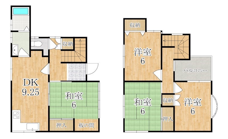 石原田町戸建 間取り