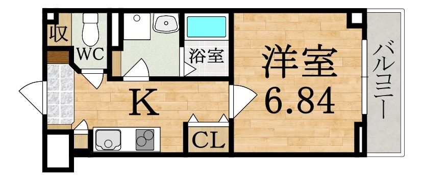 （仮称）富雄北新築マンション 103号室 間取り