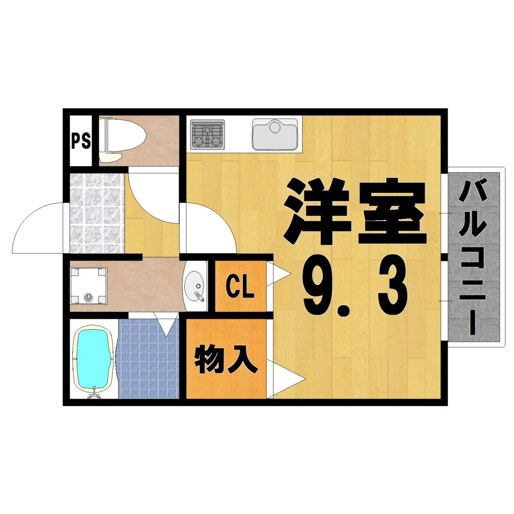 ハイツプルミエ 202号室 間取り